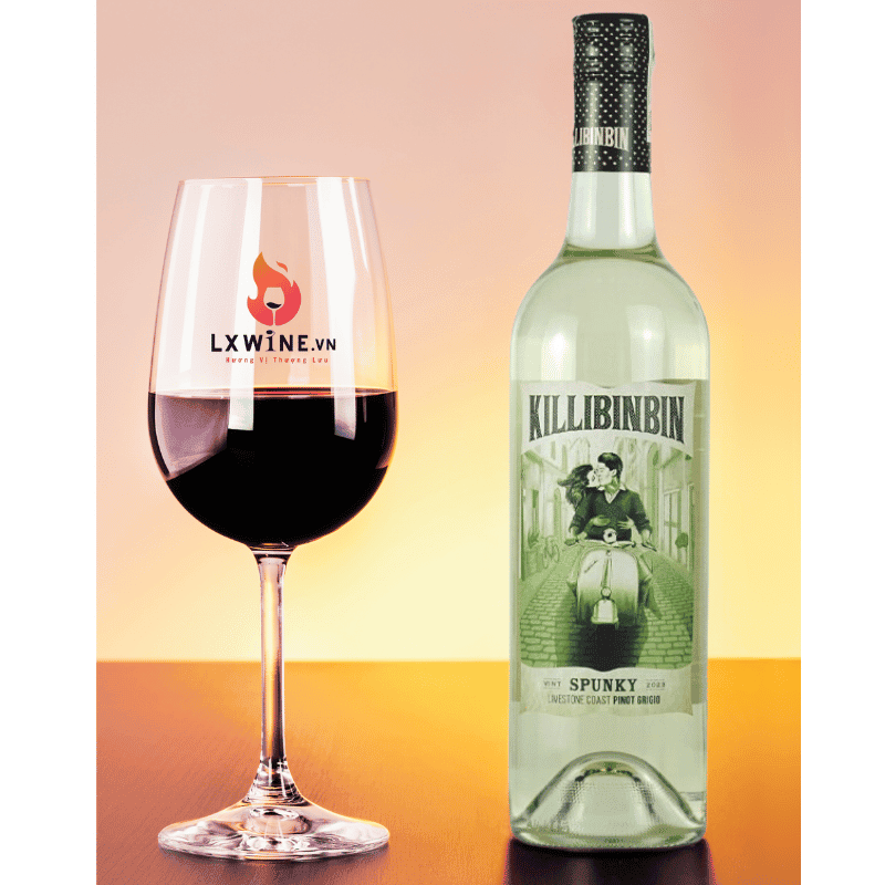 Rượu vang trắng Úc KilliBinbin Spunky Pinot Grigio